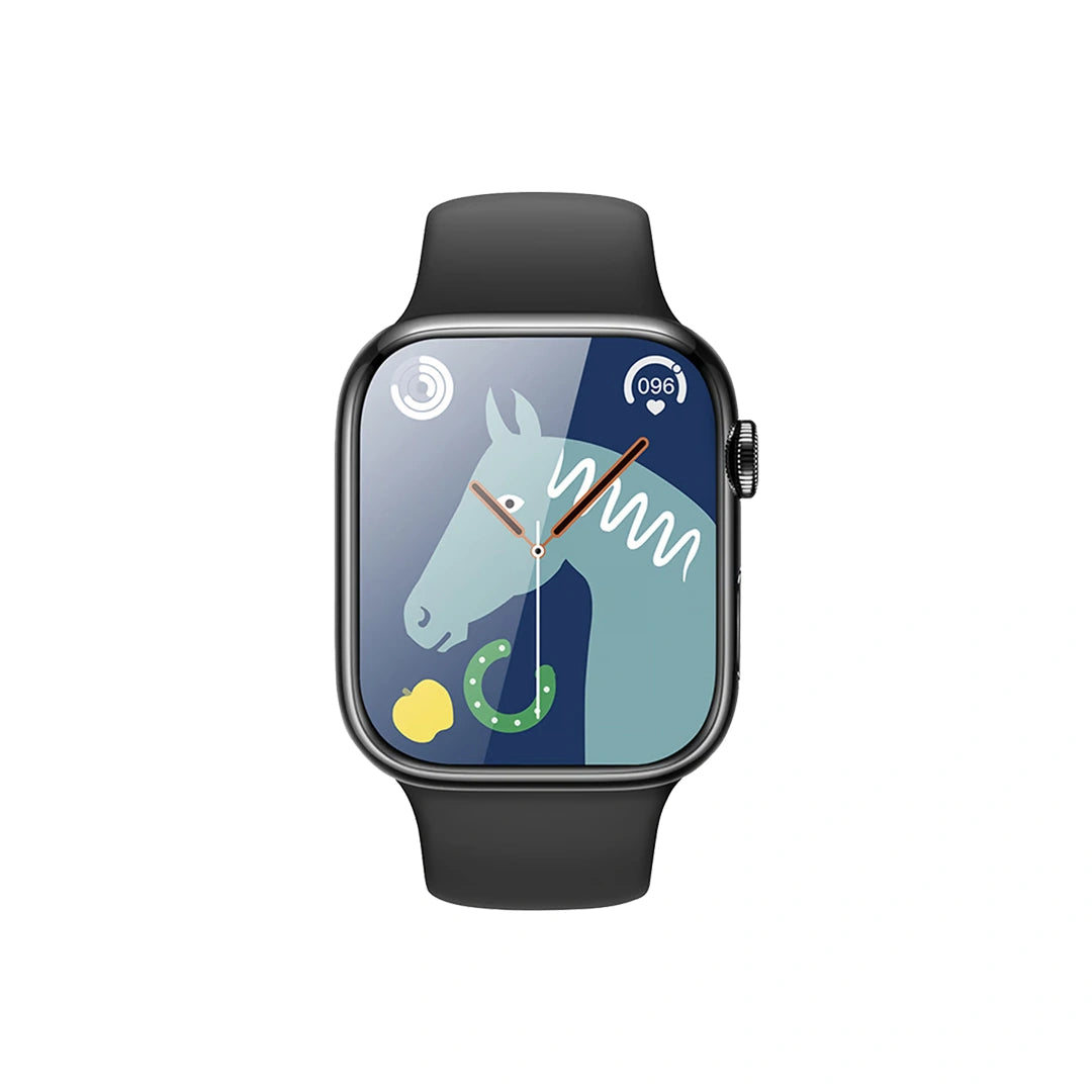 Hoco Y12 Smart Watch 1.96 Inches - Black in Qatar Hoco Y12 Smart Watch 1.96 Inches - Black in Qatar
